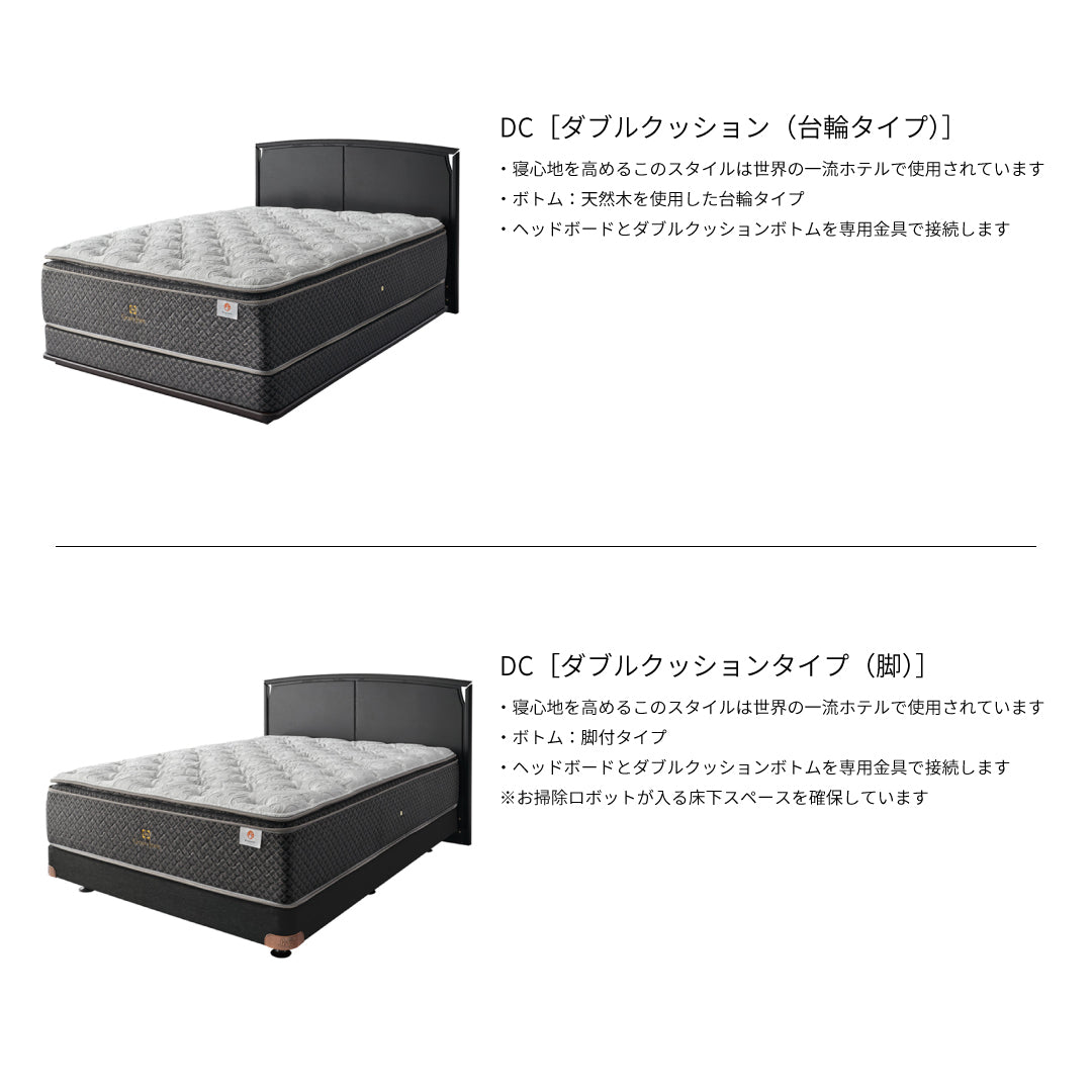 楽天市場】【シーリーベッド正規販売店】 脚タイプ ダブルクッションベッドフレーム ワイサイズ（脚タイプ2080/ボトムファンデーション/ヘッドレス用）  ボトムのみの販売になります。 : 家具ストアー